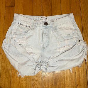 light wash denim bandit one teaspoons